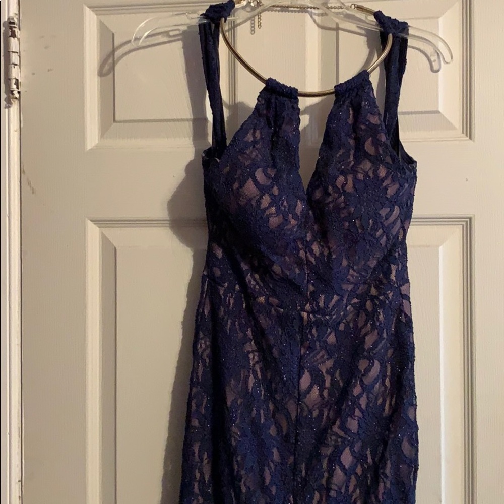 Navy blue dress